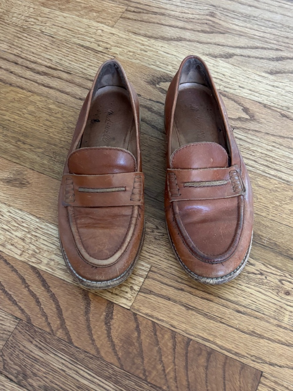 Madewell leather loafers